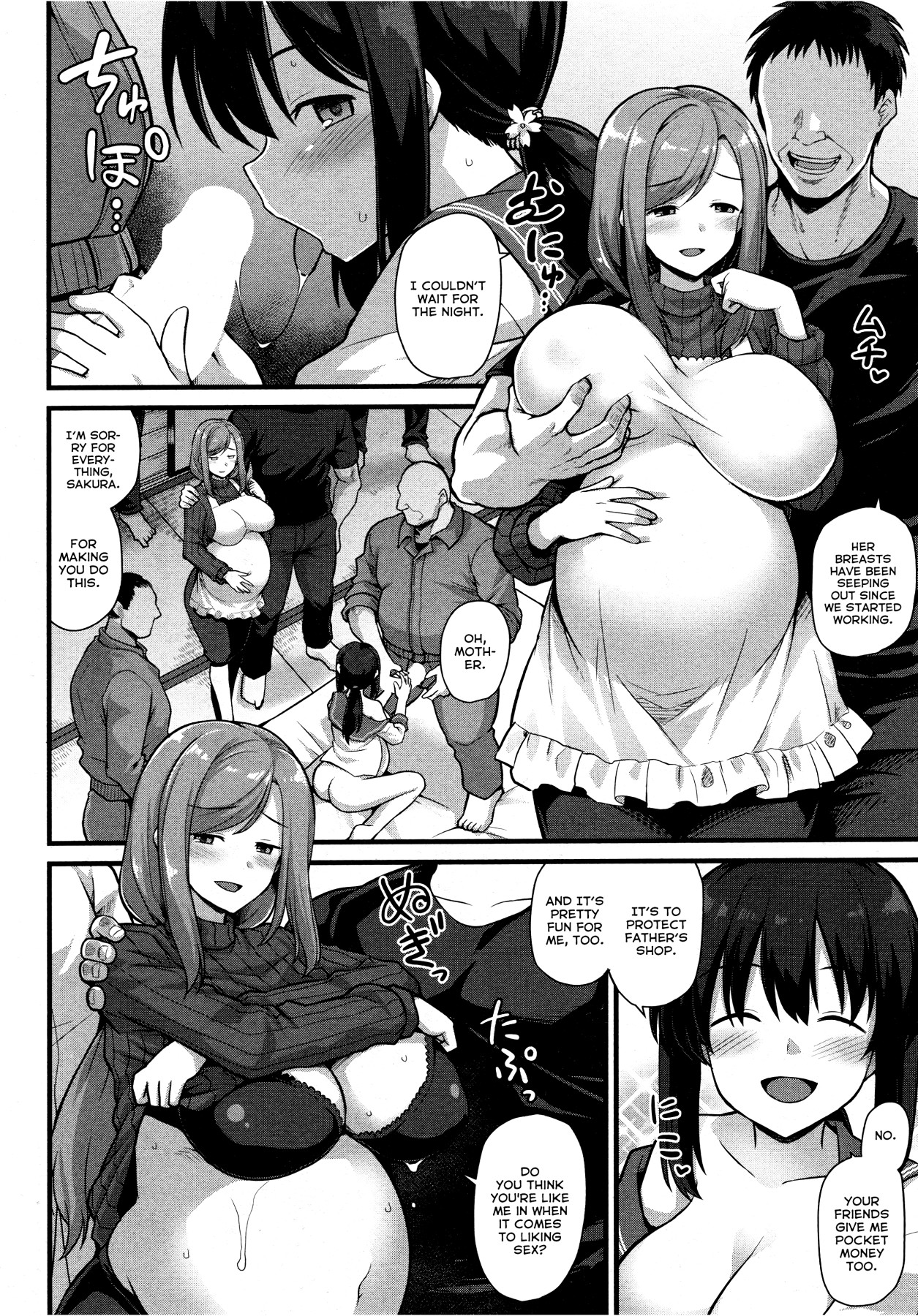 Hentai Manga Comic-Sakura-chan House's Oyakodon Threesome-Read-18